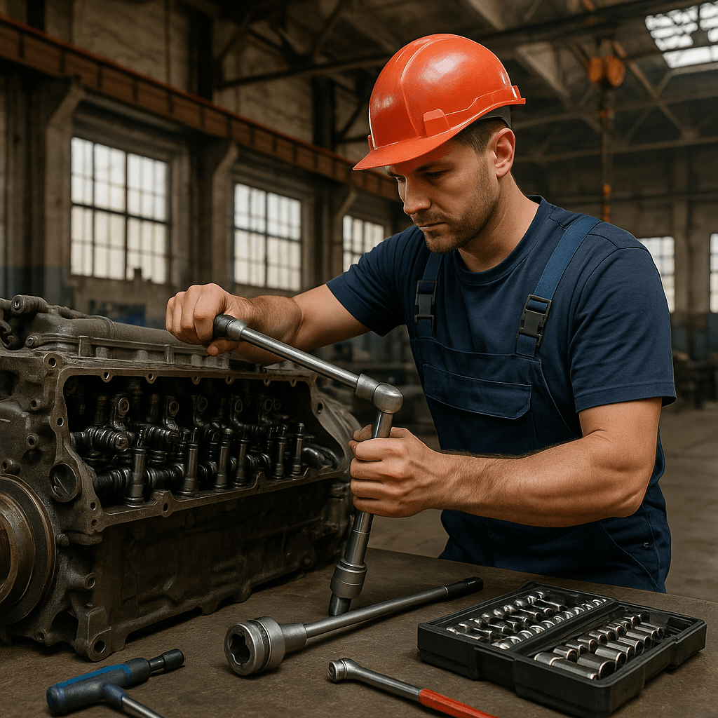 Reparación de motor
